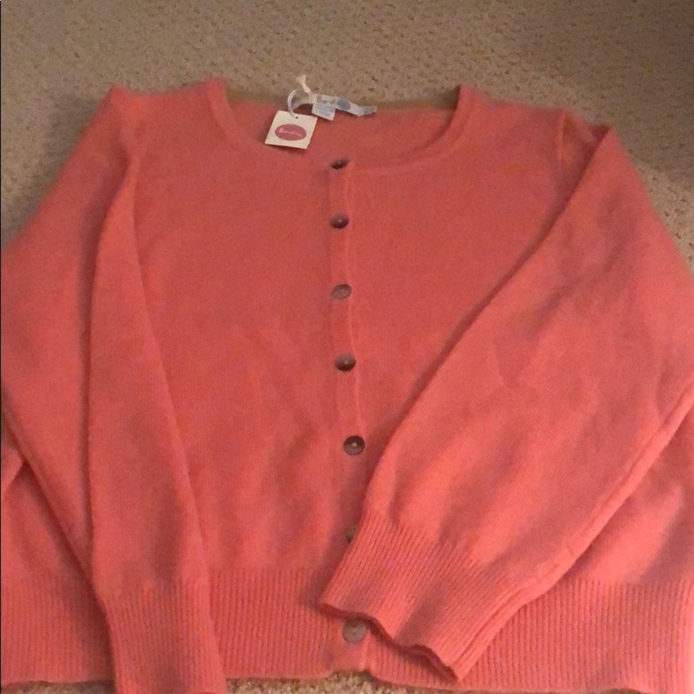 Cashmere cropped cardigan